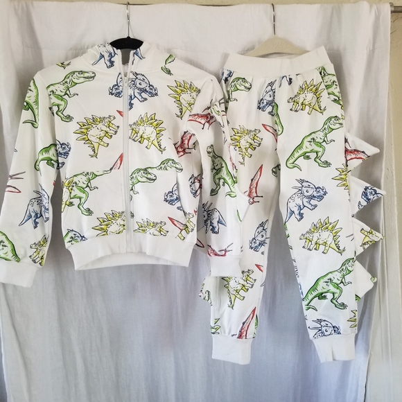 Lola | (2) Dino Doodle Jogger Set - Picture 2 of 6